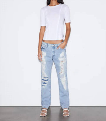 Frame le slouch denim in drenched