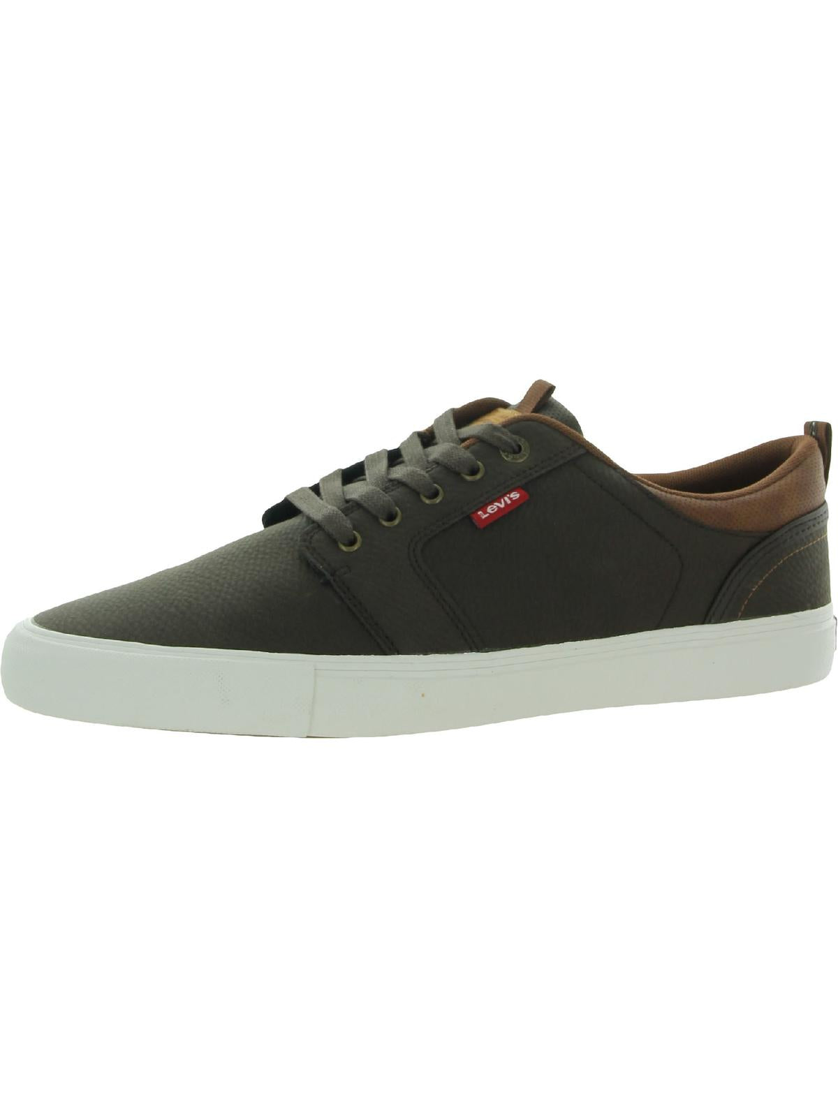 Levi's Alpine Stacked Mens Faux Leather Lifestyle Casual And Fashion Sneakers In Green