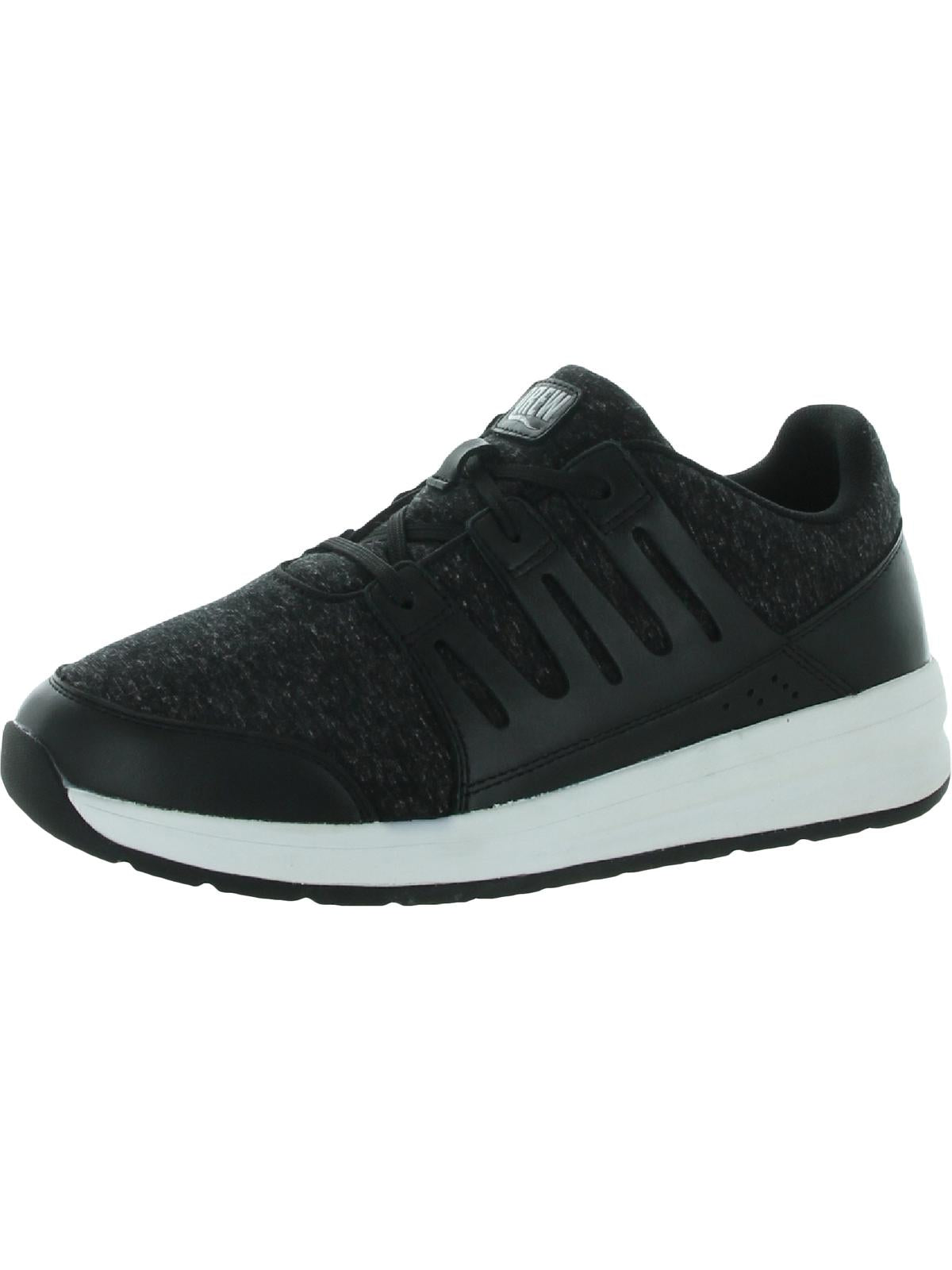 Shop Drew Boost Mens Leather Fitness Sneakers In Black