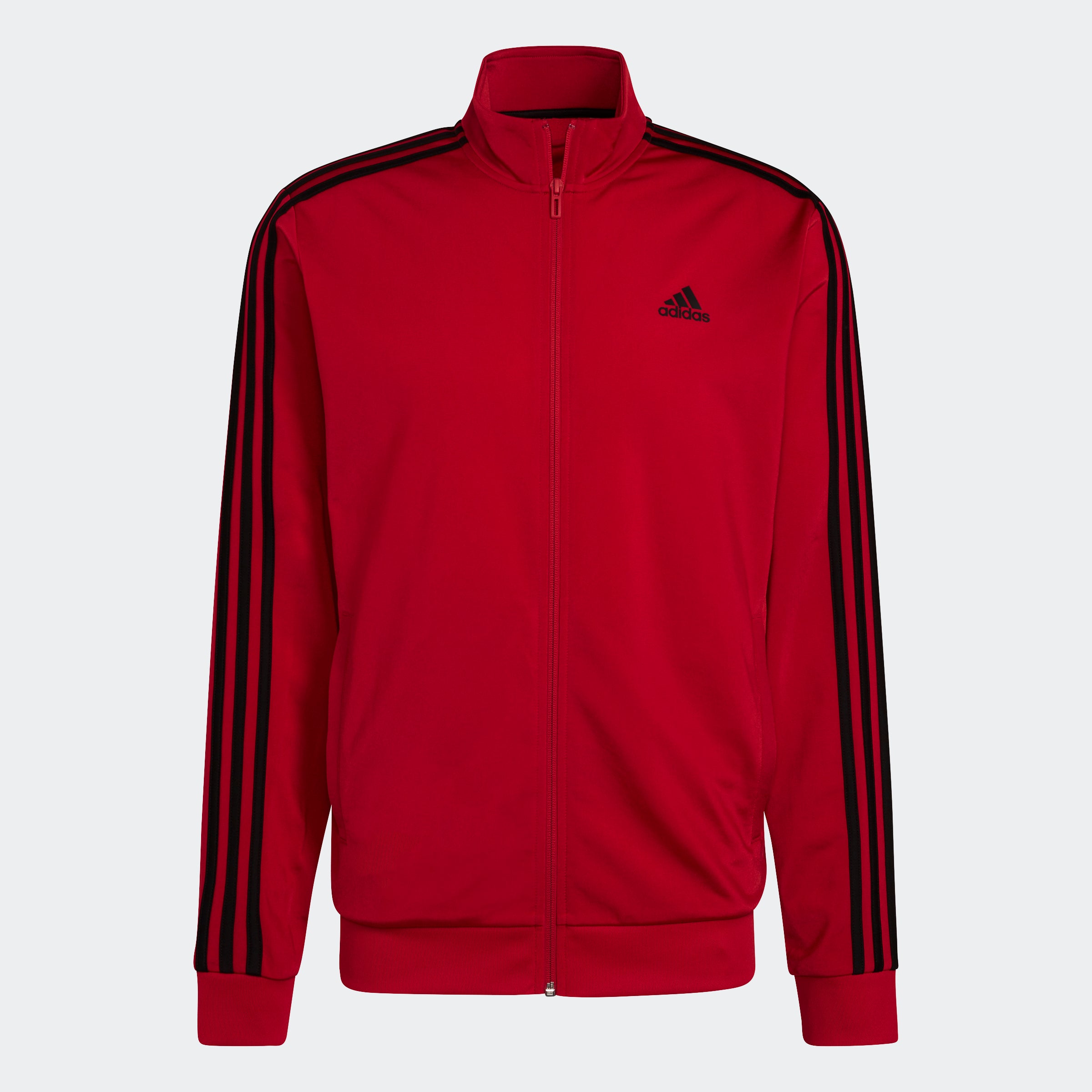 Adidas Originals Men's Primegreen Essentials Warm-up Track Jacket Scarlet/black | ModeSens