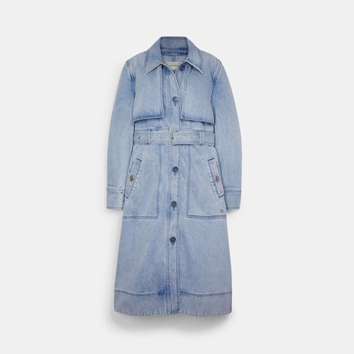 Coach Outlet Denim Trench