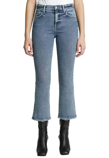 Pistola lennon high rise crop boot cut jean in glitch