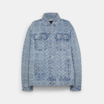 코치 COACH Outlet signature denim jacket