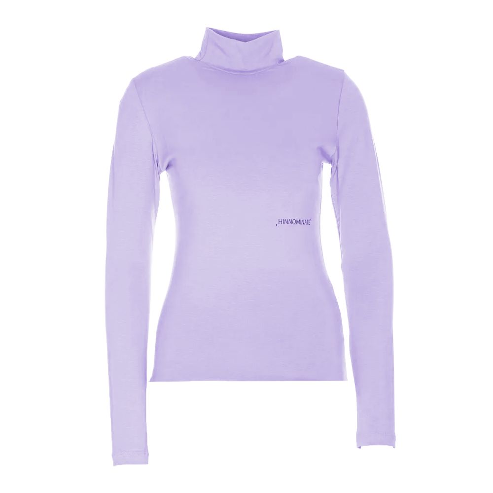 Shop Hinnominate Cotton Women's Sweater In Purple