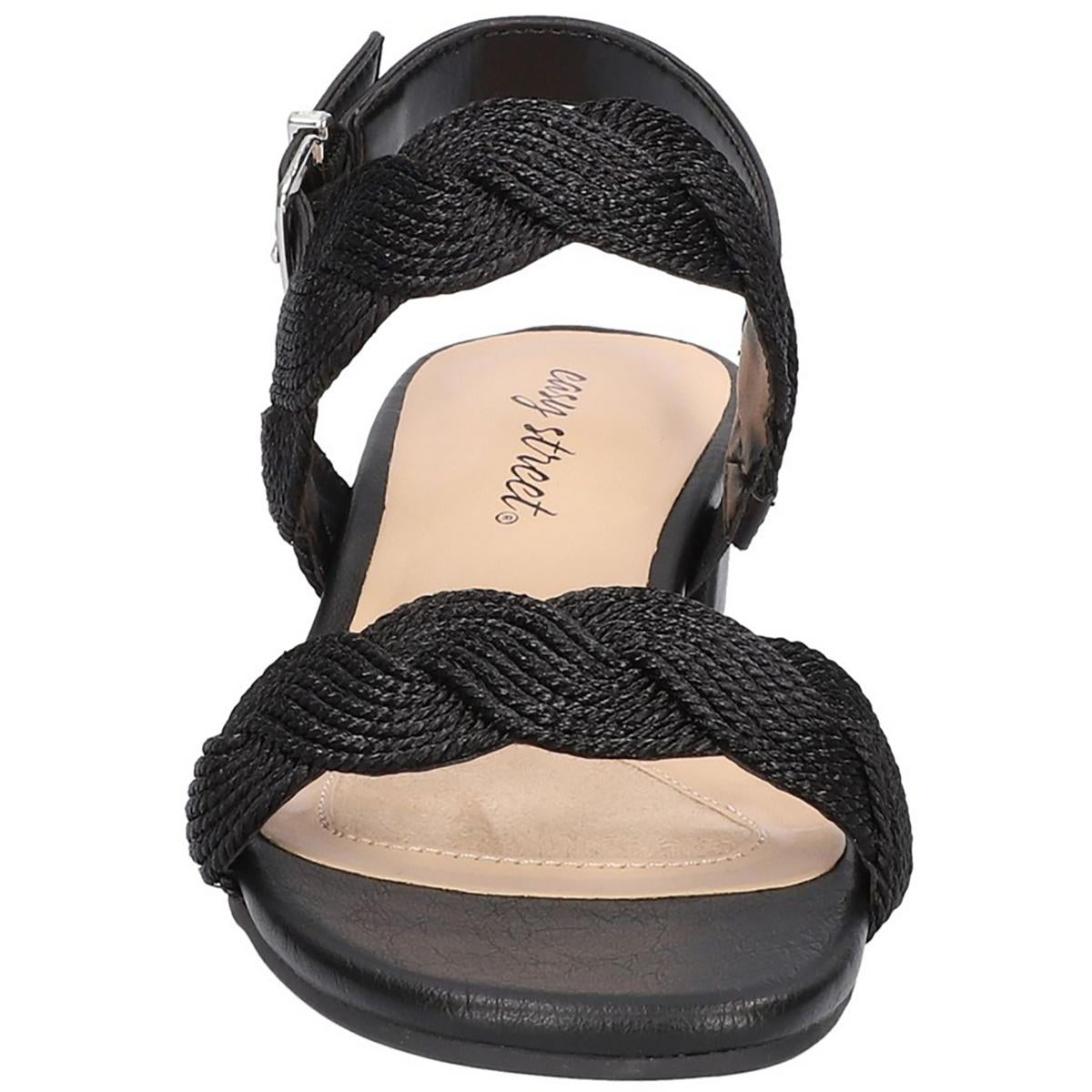 Easy Street Charee Womens Woven Open Toe Slingback Sandals | Shop ...