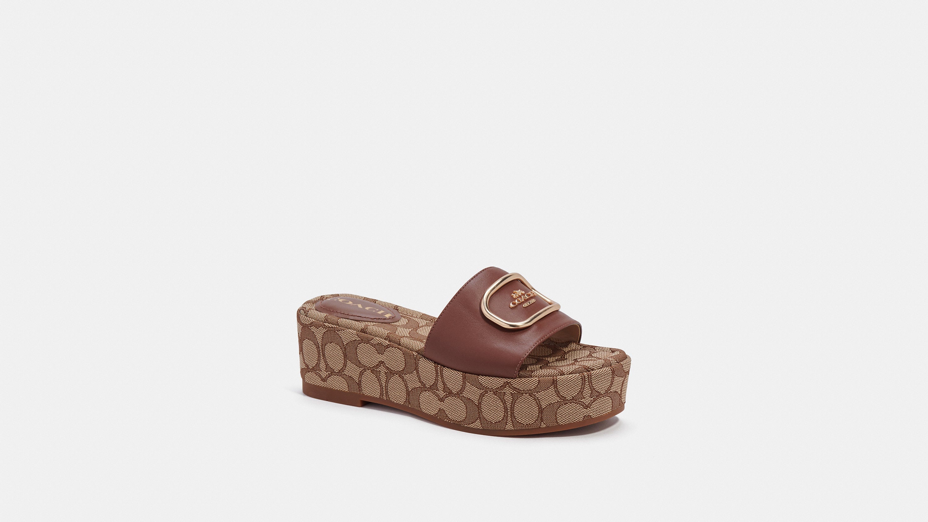 Coach Outlet Eloise Sandal In Signature Chambray In Multi | ModeSens