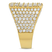 LB Exclusive 14K Yellow Gold 10.49 ct Diamond Ring