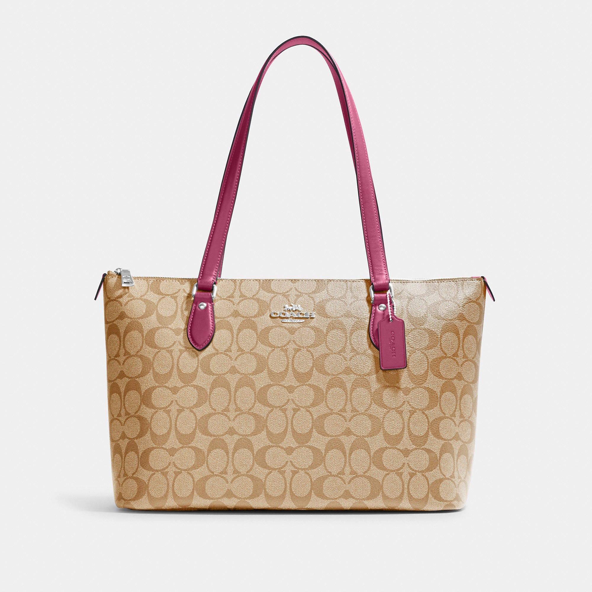 COACH OUTLET Coach Outlet Gallery Tote In Signature Canvas