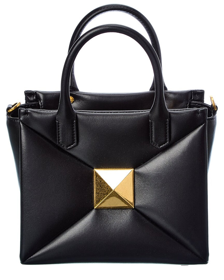 Valentino One Stud Small Leather Tote | Shop Premium Outlets