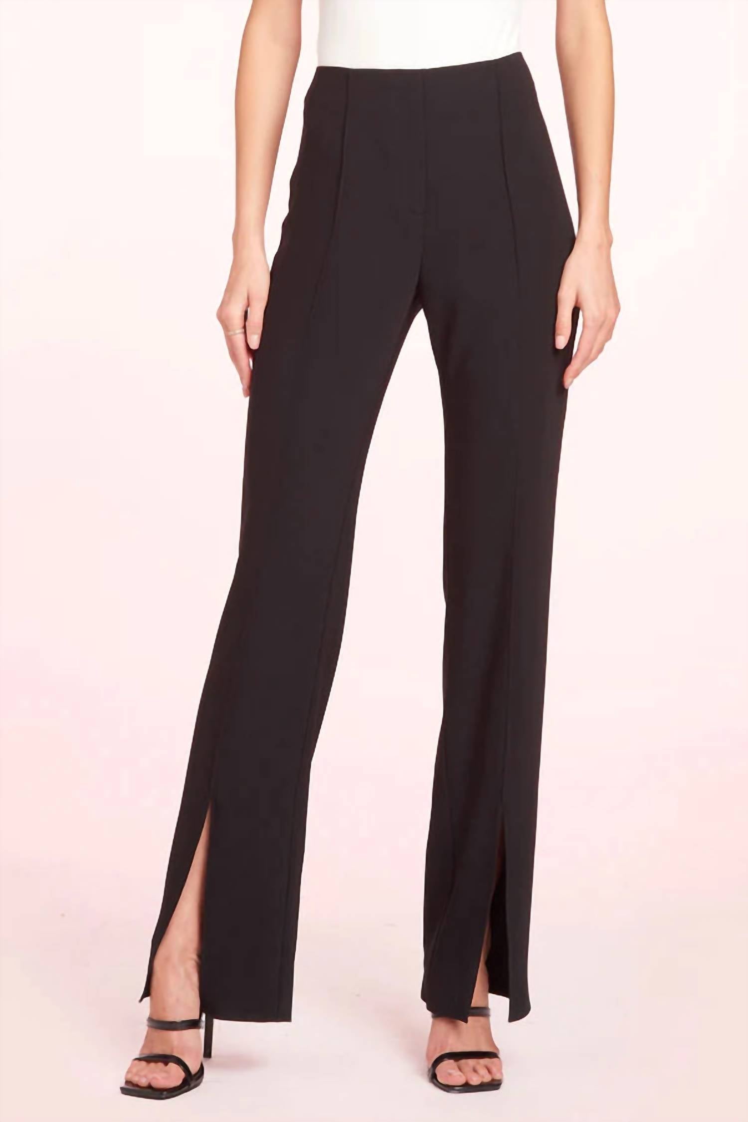 AMANDA UPRICHARD Tavira Pants in Black