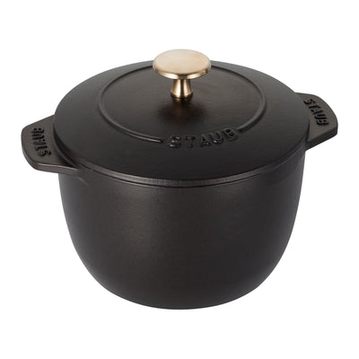 Staub Cast Iron 0.5-qt Baby Wok - Graphite Grey 