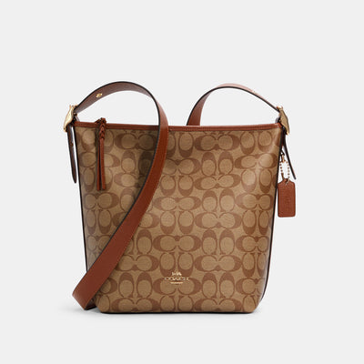 COACH OUTLET®  Katy Satchel In Signature Canvas