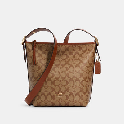 Teri Shoulder Bag In Signature Canvas, COACH OUTLET