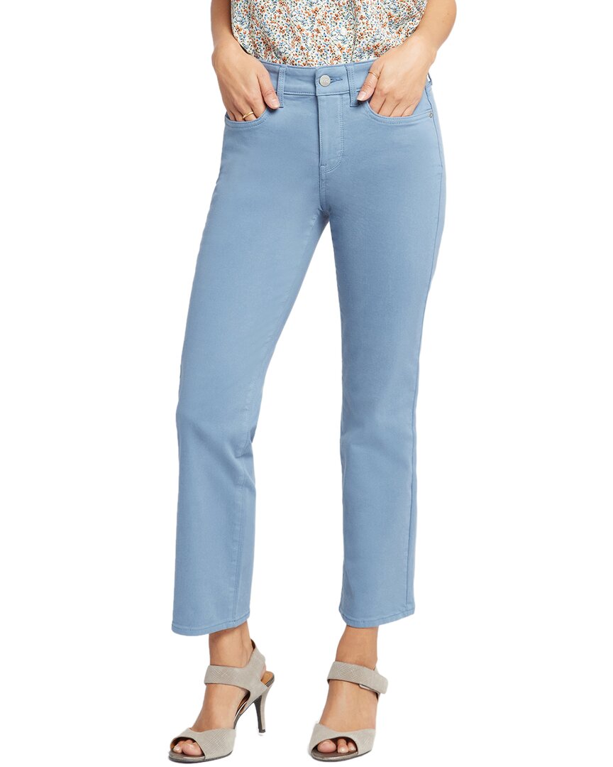 Shop Nydj Marilyn Blue Stone Straight Leg Jean