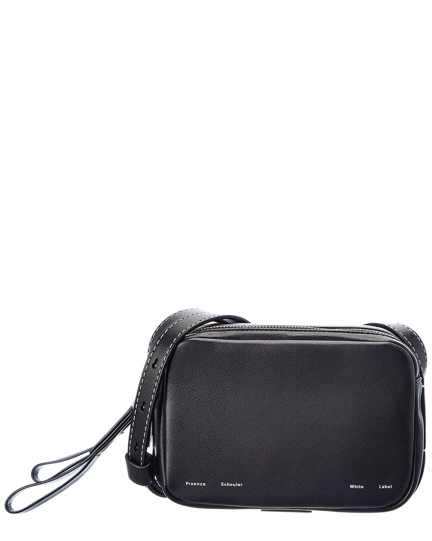 Proenza Schouler Watts Leather Camera Bag In Black