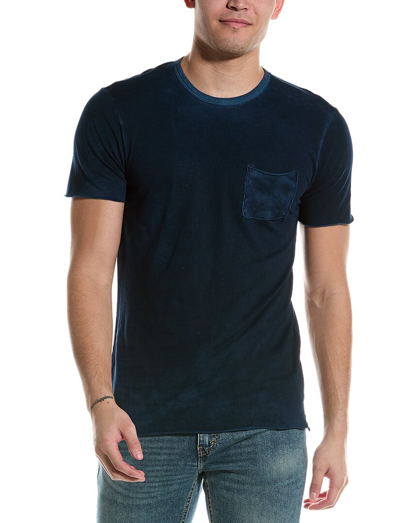 Shop Cotton Citizen Jagger Pocket T-shirt In Blue