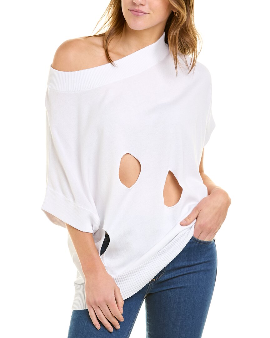 Shop Planet Round Out Sweater In White