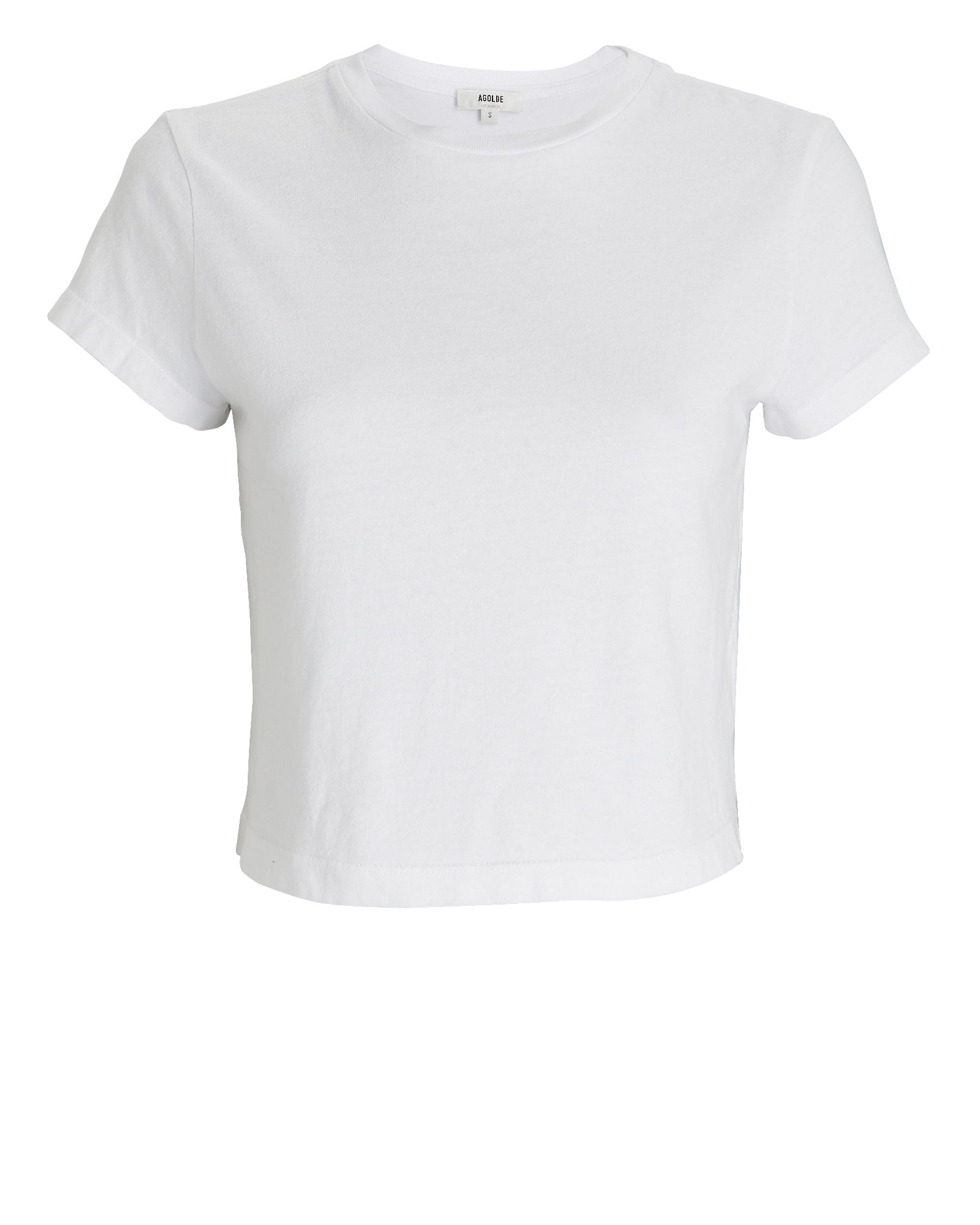 AGOLDE Agolde Adine Shrunken Cotton-Jersey T-Shirt