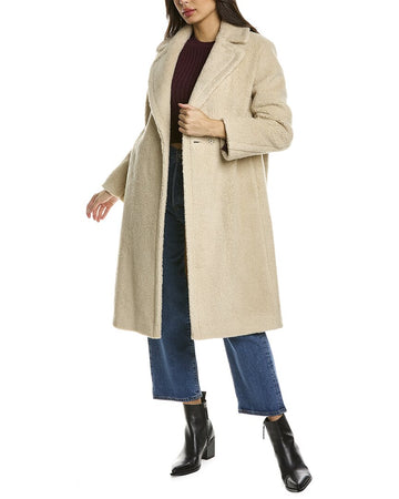 Cinzia Rocca Icons teddy wool-blend coat