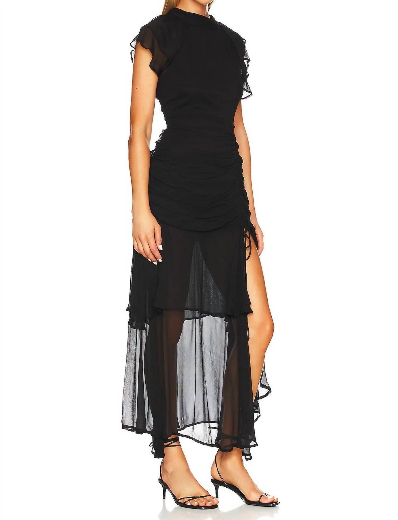 Cleobella Cecilia Midi Dress in Black | Shop Premium Outlets