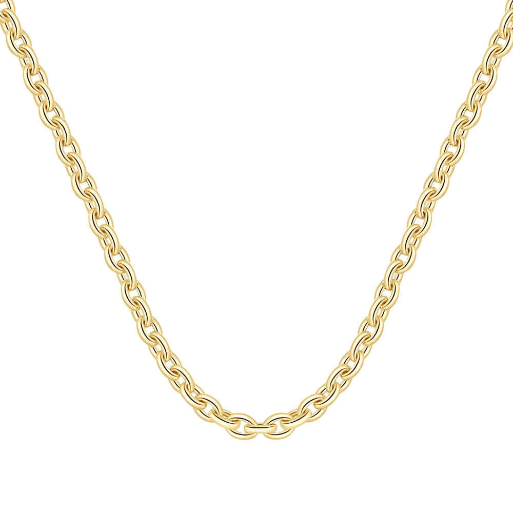 Pompeii3 14k Yellow Gold Women's 24" Chain Necklace 32 Grams 7.5mm Thick