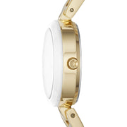 DKNY Women's City Link Three Hand, Gold-Tone Stainless Steel Watch