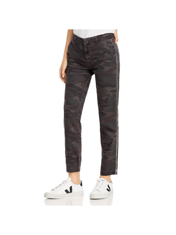 Sundry camo clean straight womens camo embellished straight leg jeans