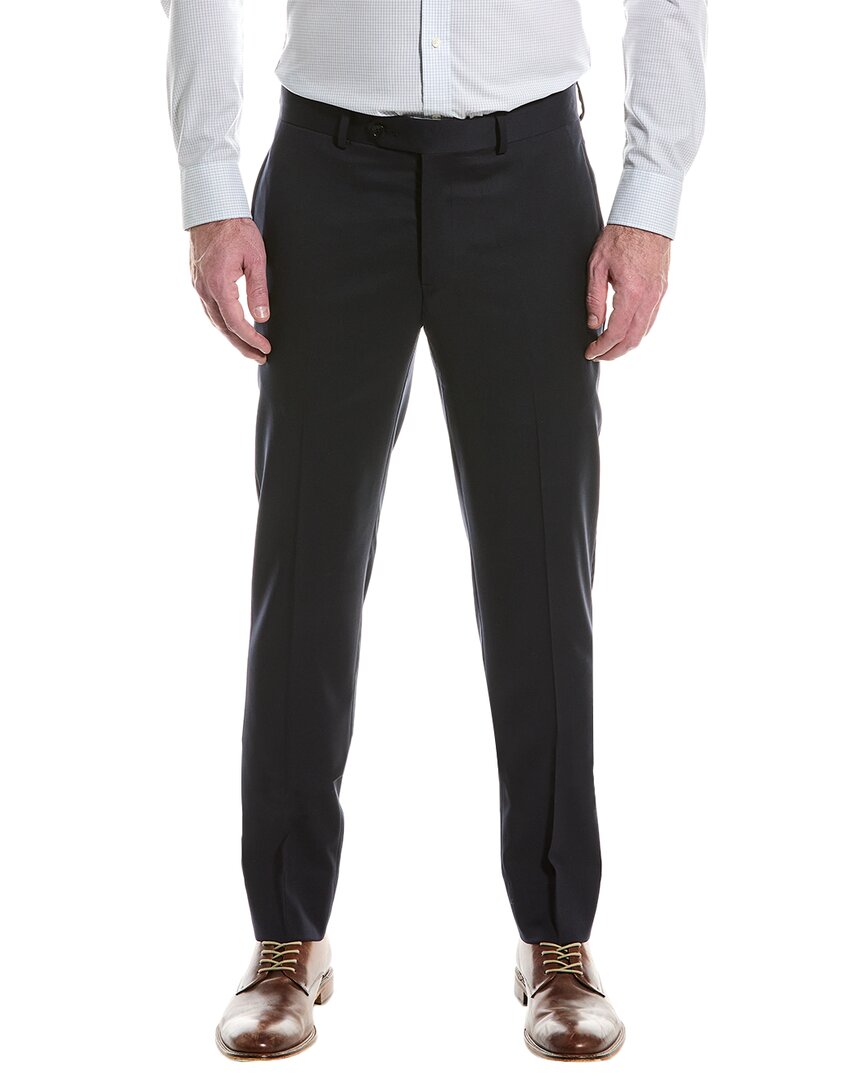 Shop Brooks Brothers Slim Wool Suit Pant In Black