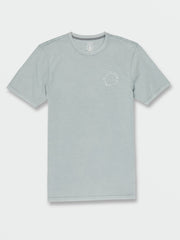 Circle Embroidery Short Sleeve Tee - Stormy Sea