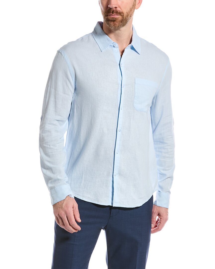 MAGASCHONI Magaschoni Linen-Blend Woven Shirt