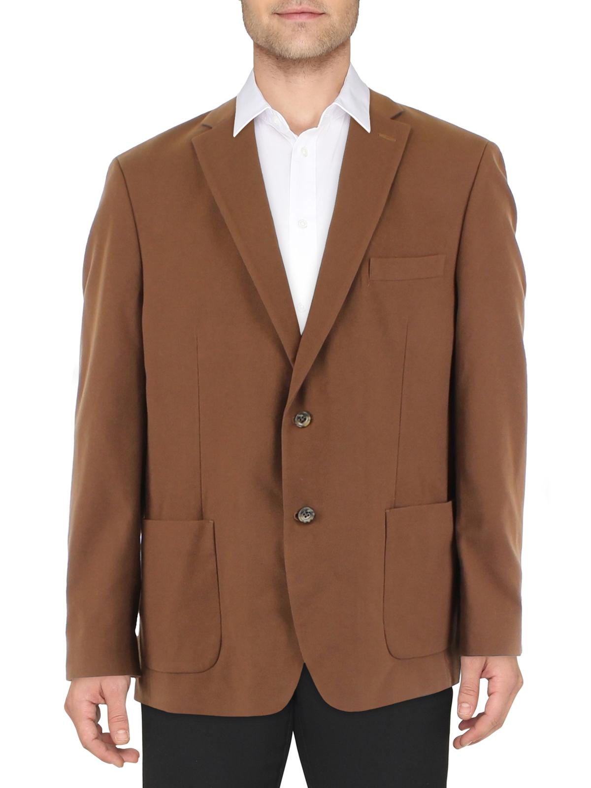 Tommy Hilfiger Woven Modern-fit Two-button Blazer In Brown | ModeSens