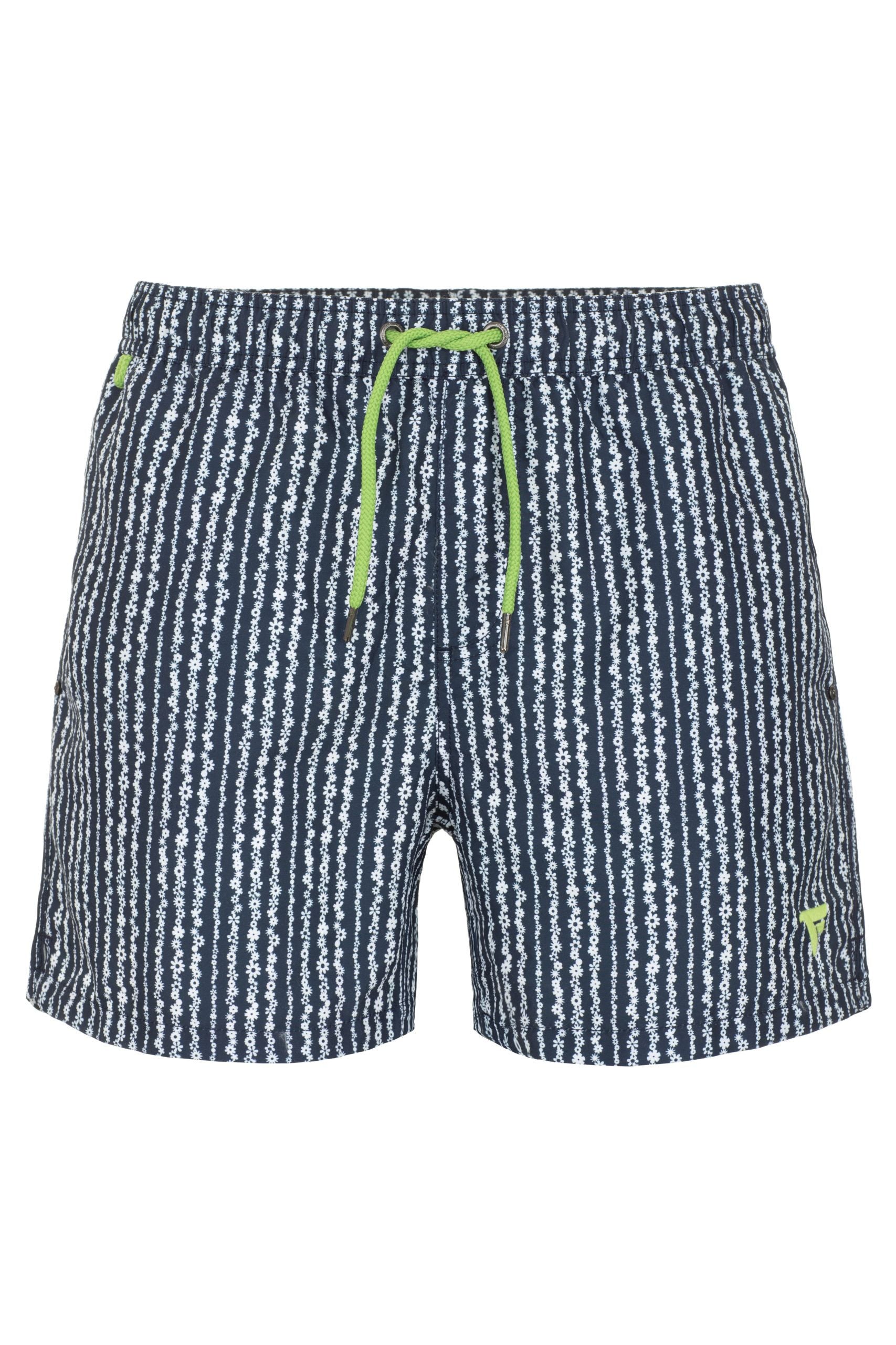 Shop Fred Mello F Mello Polyester Men's Swimwear In Blue