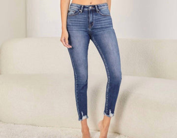 Kancan lola high rise skinny jeans in dark stone wash