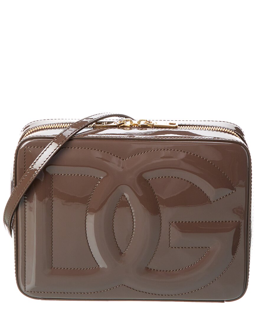 DOLCE & GABBANA Dolce & Gabbana DG Medium Patent Camera Bag