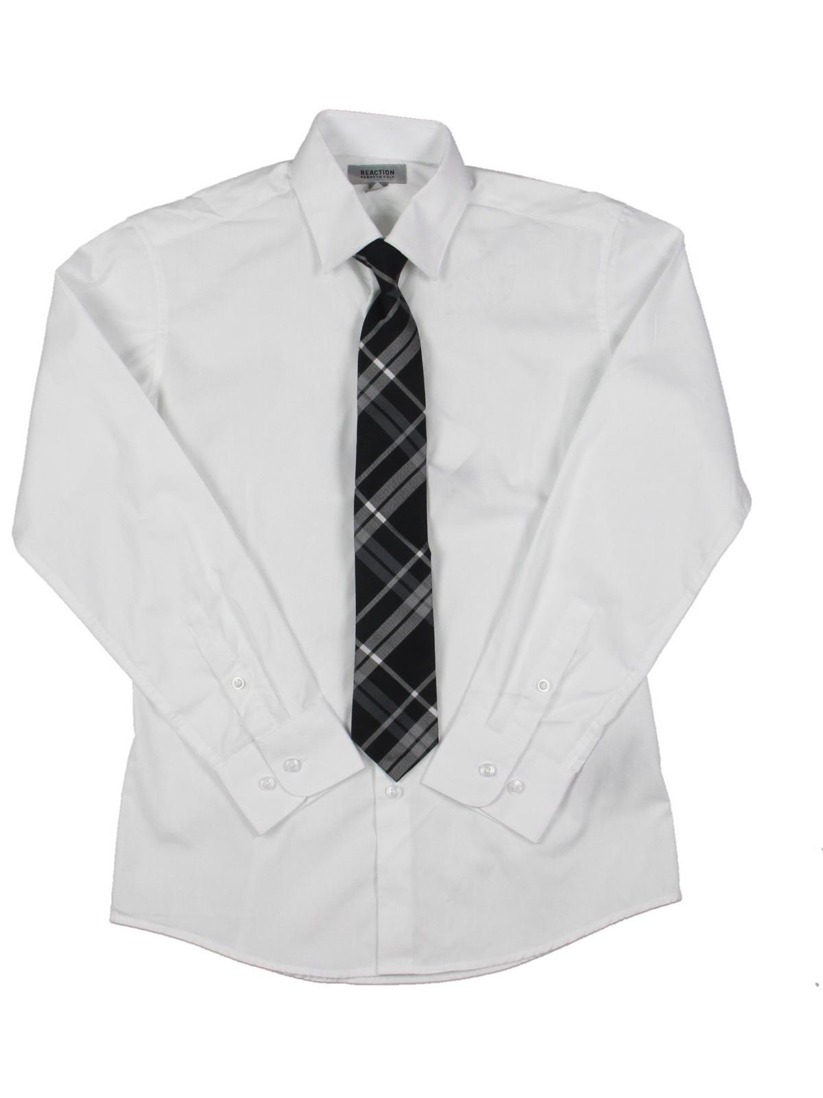 KENNETH COLE REACTION Boys Collared Long Sleeve Button-Down Shirt