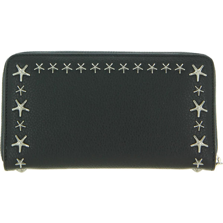 Jimmy Choo Pippa Womens Leather Star Studded Clutch Wallet | Shop