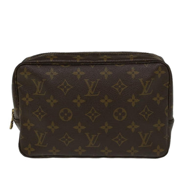 Louis Vuitton Trousse De Toilette Brown Canvas Clutch Bag (Pre-Owned)