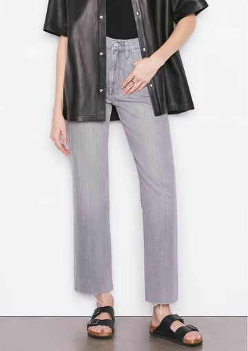 Frame le jane crop jean in somber