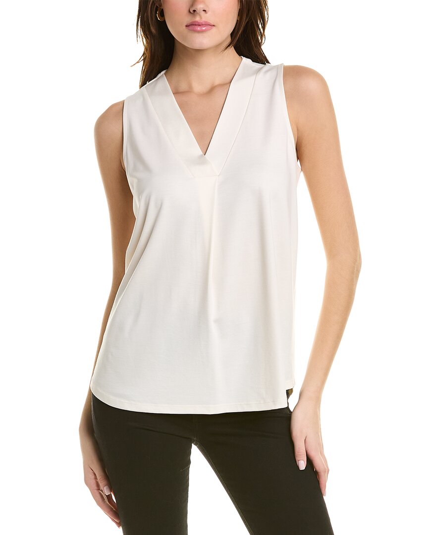 ANNE KLEIN Anne Klein Pleat Front Top