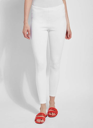 Lysse toothpick denim jegging in white