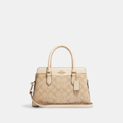 Shop Coach Teri Shoulder Bag In Signature Canvas With Happy Dog Print  (CC775, CA209, CA548 ) by rodeodrive.style