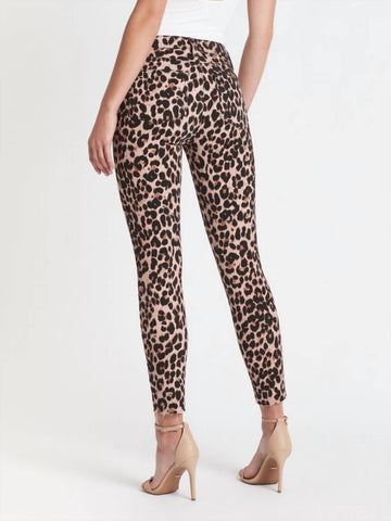 Paige hoxton ankle jean in pink leopard