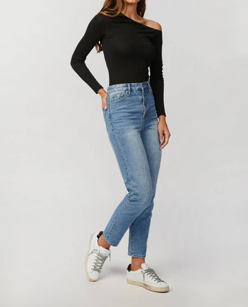 Georgia Alice straight leg denim in light blue