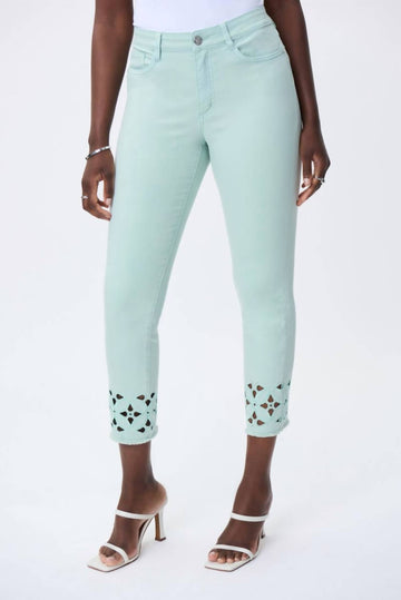 Joseph Ribkoff denim pants in mint