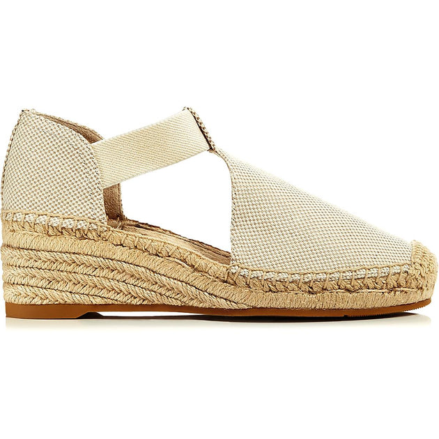 Tory Burch Catalina Womens Canvas Wedges Espadrilles | Shop Premium Outlets