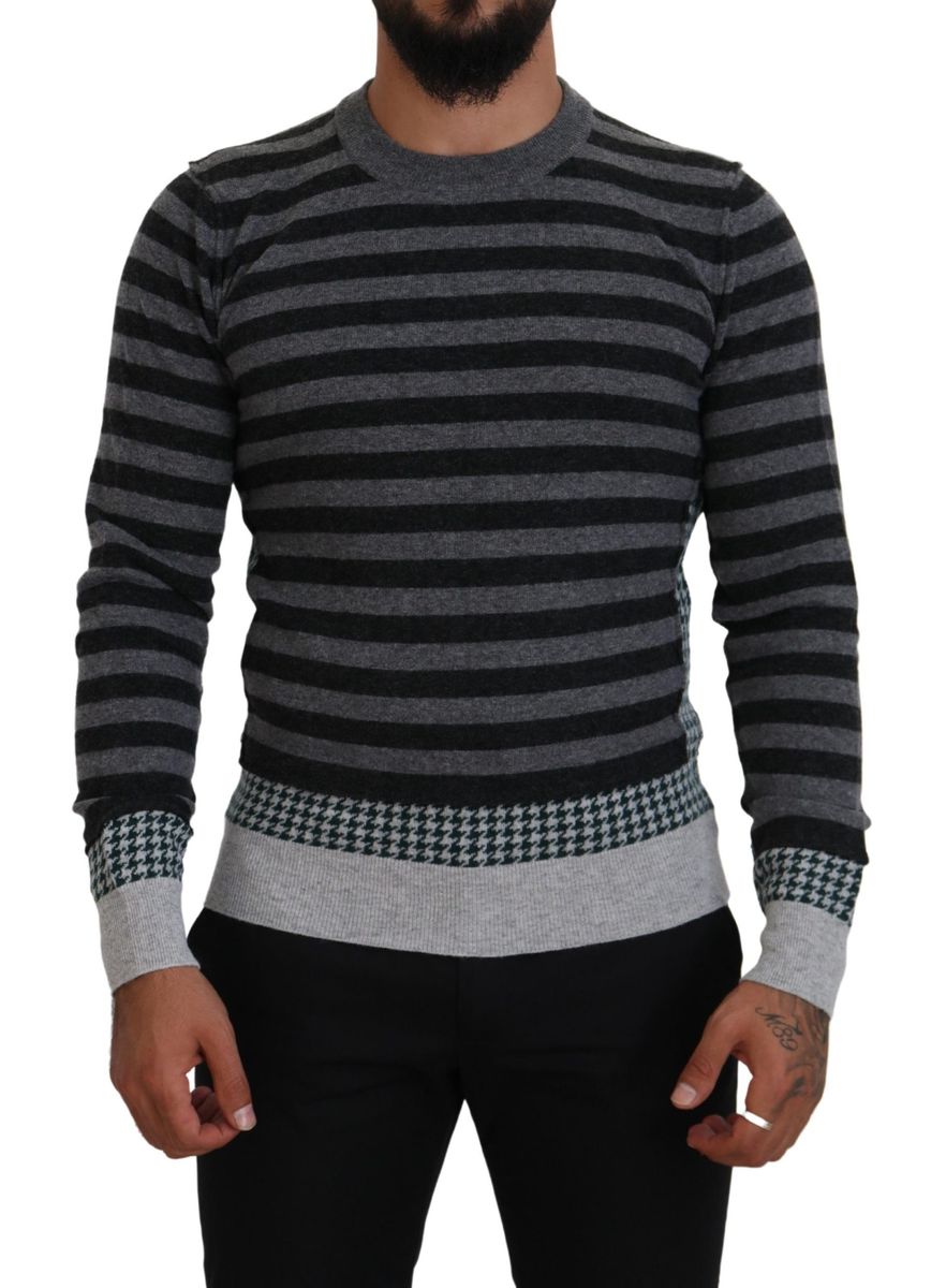 DOLCE & GABBANA Dolce & Gabbana   Wool Logo Pullover Men's Sweater
