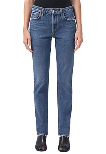 Agolde lyle low rise slim jean in nova in nova