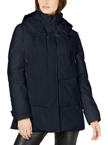 Vince Camuto womens water resistant hooded puffer coat