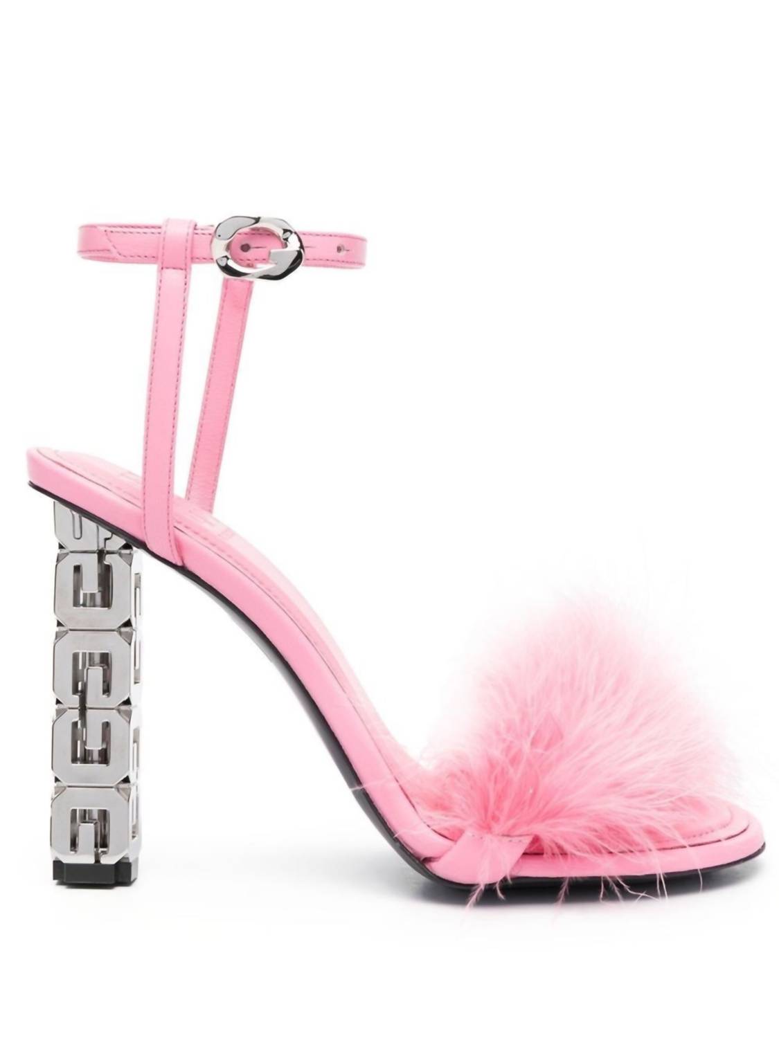 GIVENCHY G Cube Sandal 105 In Bright Pink