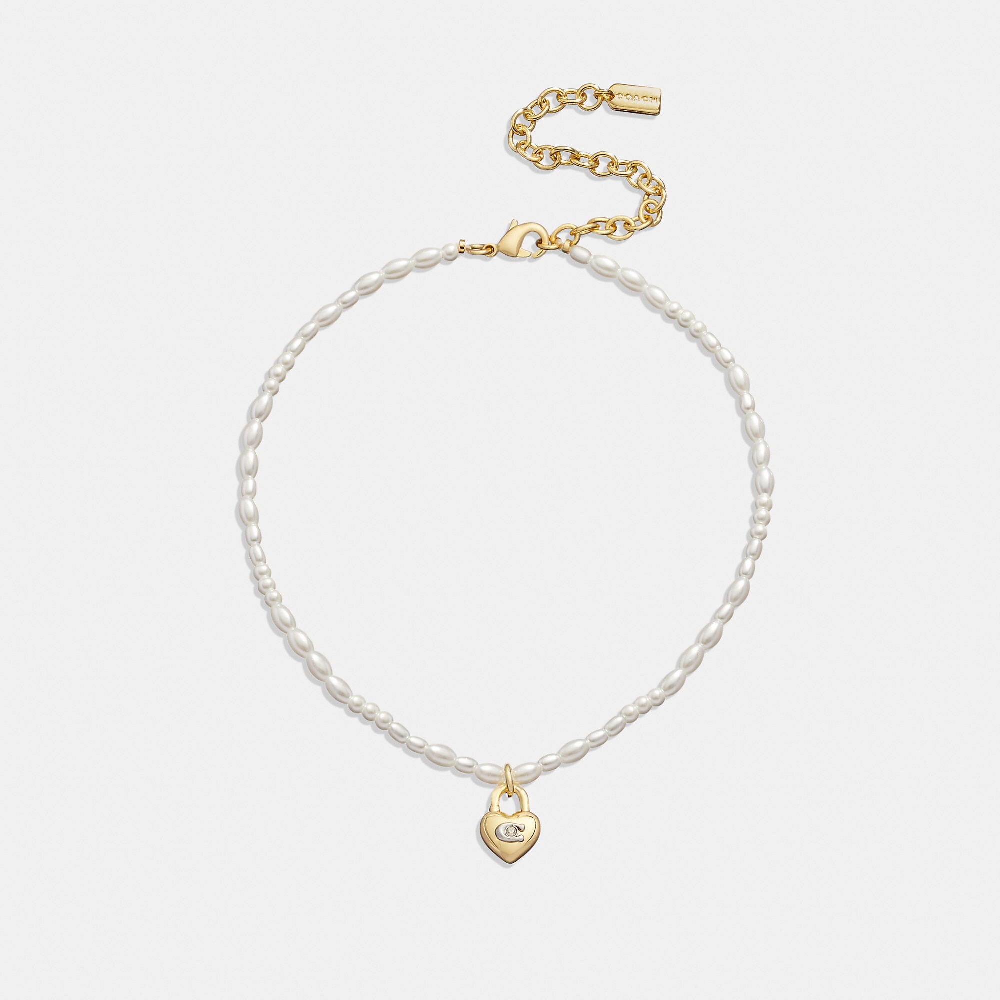 Coach CHERRY - Necklace - silver-coloured/gold-coloured/silver-coloured -  Zalando.de